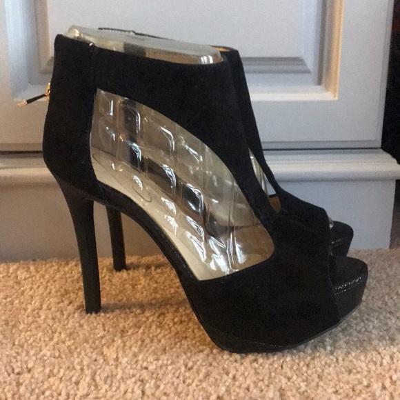 Jessica Simpson Shoes - Black Suede Heels ** NEW